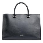 Ted Baker Women's ROSANE-Bar Detail Medium Tote Bag, Black, O/S