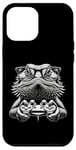 Coque pour iPhone 12 Pro Max Lunettes Nerdy Dragon Barbu Amusant Gamer