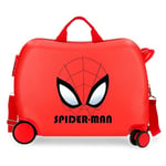 Marvel Joumma Spiderman Authentic Valise pour Enfant Rouge 50 x 38 x 20 cm Rigide ABS Fermeture à Combinaison latérale 38 L 1,8 kg 2 Roues Bagage Main, Rouge, Valise pour Enfant