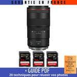 Canon RF 100mm f/2.8L Macro IS USM + 3 SanDisk 64GB Extreme PRO UHS-II SDXC 300 MB/s + Guide PDF '20 TECHNIQUES POUR RÉUSSIR VOS PHOTOS