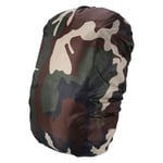 30-40L Waterproof Rucksack Cover, Backpack Rain Cover, M, Classic Camo