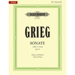 Grieg Edvard - Sonata No.3 In C Minor Op.45 - Violin And Piano