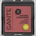 SANTE Naturkosmetik Ombre à paupières Natural Eyeshadow 04 Tawny Taupe - Nuance mate - Extraits bio - Végétalien - 1,8 g