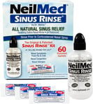 NeilMed Sinus Rinse Original Kit, Squeeze Bottle + 60 Sachets