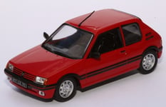 ODEON - Voiture de couleur rouge - PEUGEOT 205 GTI 1.9 - 1/43 - ODE078