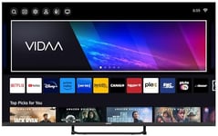 Polaroid Téléviseur TV Smart VIDAA 43'' UHD 4K QLED (109 cm), Plongez dans Une expérience immersive !