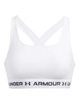 Crossback Mid Bra White Under Armour