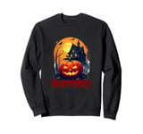 I'm a Nightmare Dressed Like a Dream Halloween Ghost Design Sweatshirt