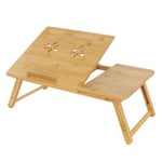 Table pour Ordinateur Portable pour Lit/Sofa, en Bambou