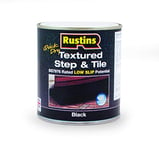 RUSTINS Textured Step & Tile Paint 500ml Black