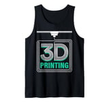 3D PRINTING 3-D Prints Filaments Nerd GCode 3D Printer Tank Top