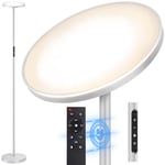 OUTON Lampadaire LED, 30W/3000LM Lumineux Lampadaire, 3000K-6000K Dimmable Lampe sur Pied avec Télécommande et Contrôle Tactile, Minuterie 1-Heure, Haut Lampadaire sur Pied Salon, Chambre et Bureau