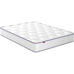 Merinos - Matelas ressorts ensachés + mousse mémoire sweety 90x190