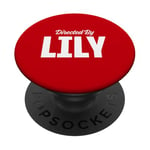 My Name Is Lily Funny Name Tag PopSockets Adhesive PopGrip