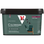 V33 - Peinture murale intérieure Colorissim® Vert cyprès Velours 2L - Vert Cyprès