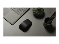 Microsoft Surface Arc Mouse - Souris - optique - 2 boutons - sans fil - Bluetooth 4.1 - noir - commercial