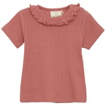 EnFant Ribbad T-shirt Old Rose | Rosa | 62 cm