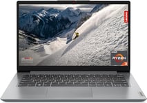 Lenovo IdeaPad 1 14AMN7 - Ordinateur Portable 14'' FHD (AMD Ryzen 3 7320U, RAM 8Go, SSD 256Go, AMD Radeon 610M Graphics, Windows 11 Home en mode S) Clavier AZERTY Français - Gris