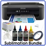 Sublimation Bundle: Epson WF-2110 Printer + non-oem Ink, ARC Cartridges & Paper