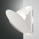 Fabas Luce LED-seinävalaisin Shield, himmennettävä valkoinen