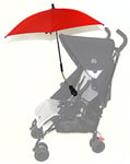 Bébé Parasol Compatible avec Joie Litetrax Mirus Nitro Système Rouge