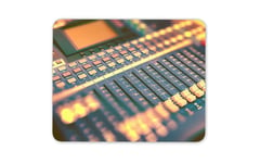 Parametric Equalizer Mouse Mat Pad - Music Mixer Sound Cool Computer Gift #16430