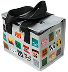 Sac Repas Isotherme en Plastique Recyclé rPET Minecraft - Personnages Minecraft, Gris