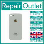 For Apple Iphone 8 Replacement Back Glass (white) Uk Stock Quality Par Genuine