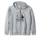 Country Music Just Three Chords & The Truth Zip Hoodie