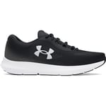 Under Armour UA W Charged Rogue 4 Chaussures de sport pour femmes, baskets légères et respirantes, noir/anthracite gris/blanc