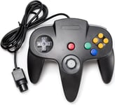 Rétro Manette 64 N64 Contrôleur,N64 Gamepad De Jeu Filaire Pour 64 Console N64,Noir