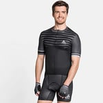 Odlo Maillot Zeroweight à col Montant S/S avec Fermeture éclair intégrale - Graphite Gris/Noir - XXL