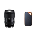 Tamron 28-75mm F/2.8 Di III VXD G2 Lens for Sony E-Mount Black,single & SanDisk 2TB Extreme PRO portable external SSD, up to 2000 MB/s, read and write speeds USB-C, SSD ext