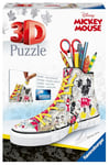 Ravensburger - Puzzle 3D Sneaker - Disney Mickey Mouse - Pot à crayons - A partir de 8 ans - 108 pièces numérotées à assembler sans colle - Accessoires inclus - 12055