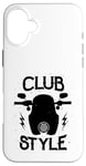 Coque pour iPhone 16 Plus Moto Lover Club Style Moto Stunt Moto