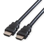 VALUE 8K HDMI Ultra HD Cable with Ethernet, ST/ST, Black, 0.5 m