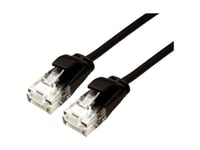 Roline Grön 21443952 Rj45 Nätverkskabel, Patchkabel Cat 6A U/Utp 0,5 M Svart 1 St