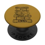 Jane Austen Pride and Prejudice & Mr. Darcy Book Stack Fans PopSockets Adhesive PopGrip