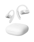 SHOKZ Écouteurs à Oreilles Libres OpenFit Air, Casque Bluetooth sans Fil avec Microphone, écouteurs avec Crochet d'oreille Air, Charge Rapide, 28 h d'autonomie, étanchéité IP54 pour Le Sport - Blanc