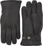 Hestra deerskin lambskin  - black  - 8 - Naturkompaniet