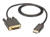 Black Box - Displayport-Kabel - Displayport (Hann) Til Dvi-D (Hann) - 1.83 M - Tommelskruer - Svart