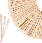 Mibly Wooden Wax Sticks - Eyebrow, Lip, Nose Small Waxing Applicator Sticks for