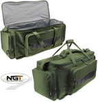 NGT XXL Monster Green Carp Fishing Insulated Tackle Barrow Bag Carryall 709L