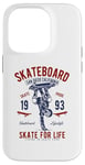 iPhone 14 Pro Skate For Life 1993 for Men Boys Skateboard Case