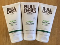 Bulldog Skincare Original Face Wash for Men 3 x 150ml