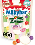 Nestle Milkybar Rowntree's Jelly & Ice Cream - Vit Choklad och Gelégodis 95 Gram