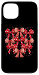 Coque pour iPhone 13 Valentines Day Coquette Bow Cute Heart Ribbon Love Retro