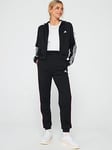 adidas Sportswear Womens Boldblock Tracksuit - Black/pink, Black, Size S, Women