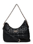 GUESS Assia Top Zip Shoulder Bag Svart