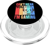 Funny Gamer Headset Gaming Can't Hear You I'm Gaming PopSockets PopGrip for MagSafe